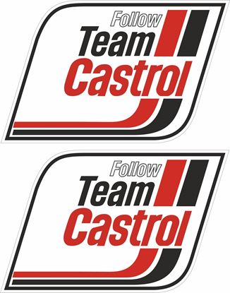 Picture of Follow Team Castrol Decals / Stickers