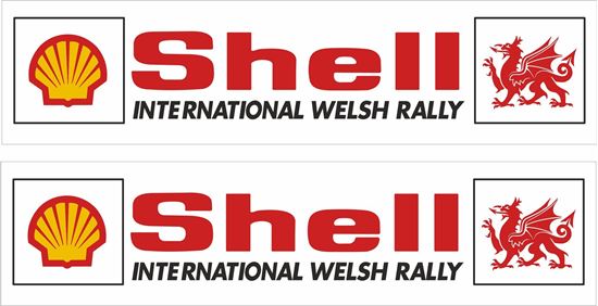 Picture of Shell International Welsh Rally Decals / Stickers