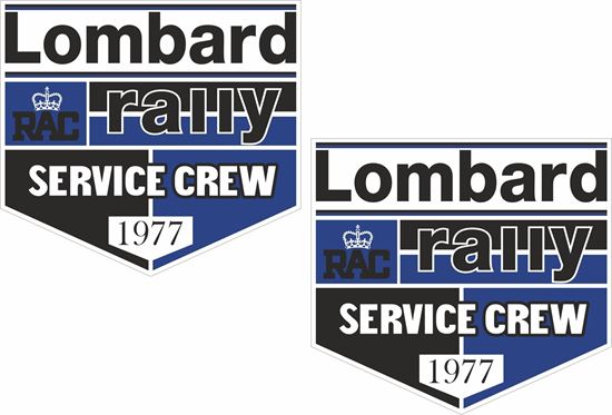 Picture of Lombard RAC Rally Service Crew 1977 Decals / Stickers