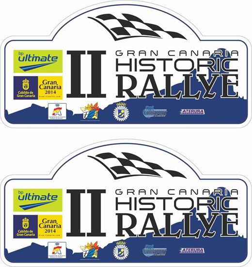 Picture of Gran Canaria Historic Rallye Decals / Stickers