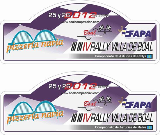 Picture of Rally Villa Boal Decals / Stickers