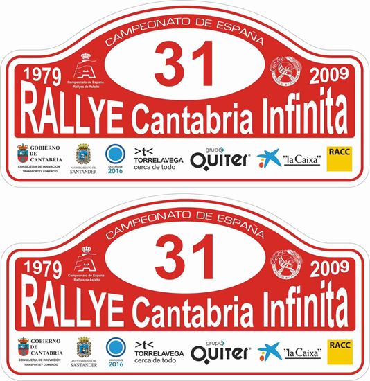 Picture of Rallye Cantabria Infinita Decals / Stickers