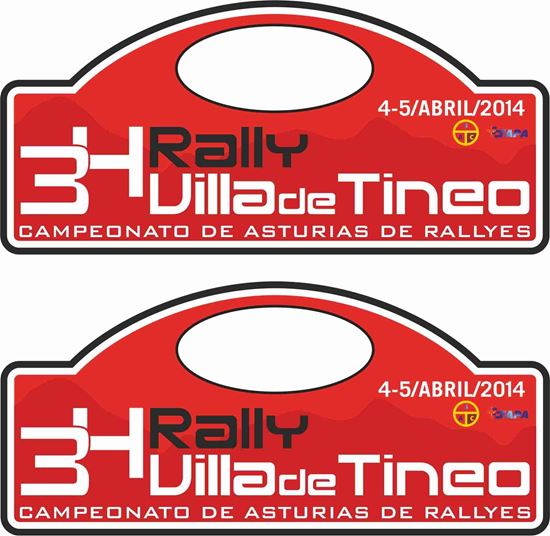 Picture of Rally Villa de Tineo Decals / Stickers