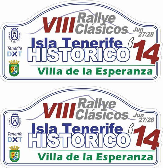 Picture of Rally Isla Tenerife Historico Decals / Stickers