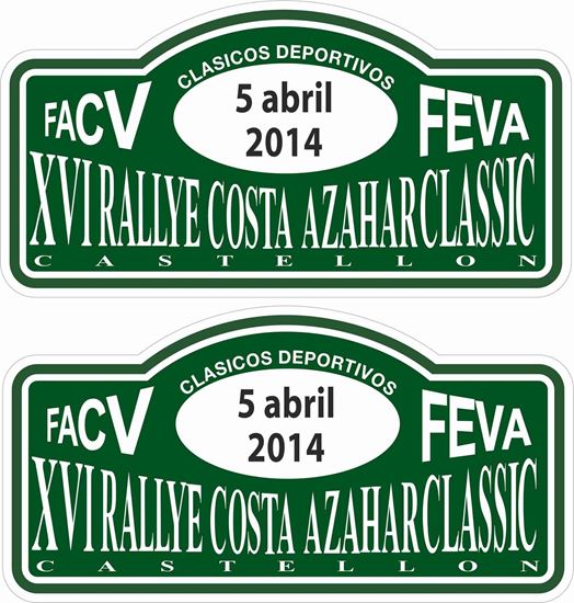 Picture of Costa Azahar Classic Rally Decals / Stickers