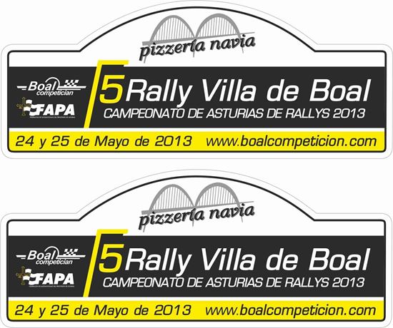 Picture of Rally Villa Boal Decals / Stickers