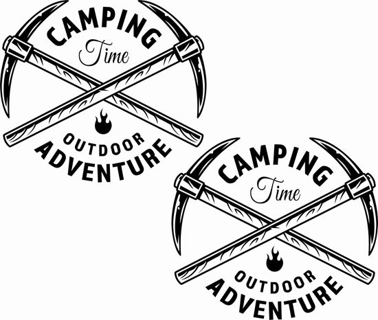 Picture of Camping Time Decals  / Stickers