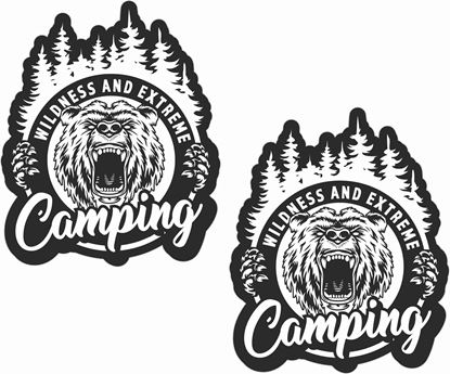 Picture of Wildness and Extreme Camping Decals / Stickers