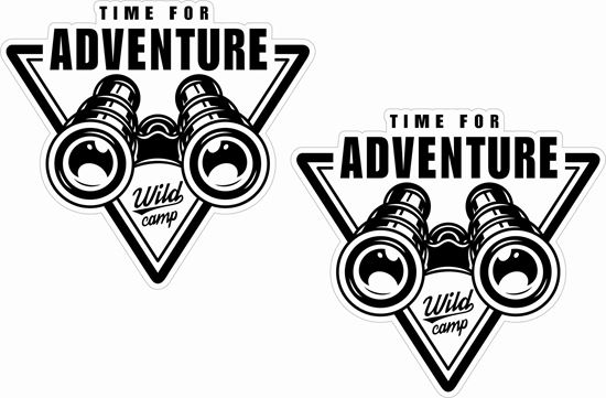 Picture of Time for Adventure Decals / Stickers