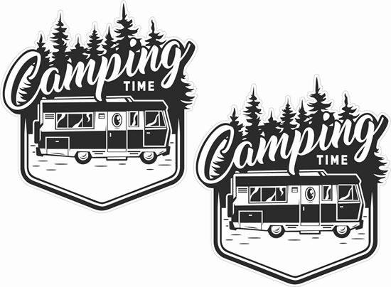 Picture of Camping Time Decals / Stickers