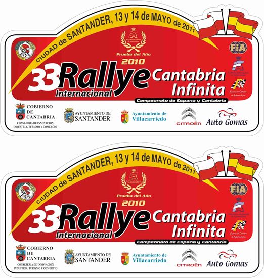 Picture of Rallye Cantabria Infinita Decals / Stickers