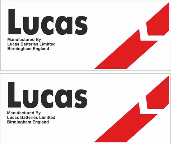 Picture of Lucas Car Batteries Ltd Decals / Stickers