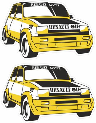 Picture of Renault 5 Turbo Rally Motorsport Decals / Stickers