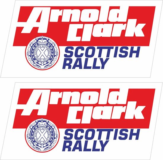 Picture of Arnold Clarke Scottish Rally Decals / Stickers