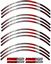 Picture of Ducati 1199 Panigale Corse  Wheel Rim Decals / Stickers Kit