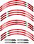 Picture of Ducati 999s Racing Equipment  Wheel Rim Decals / Stickers Kit