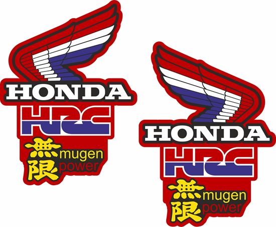 Picture of Honda CR500 Mugen Power replacement Tank Decals / Stickers