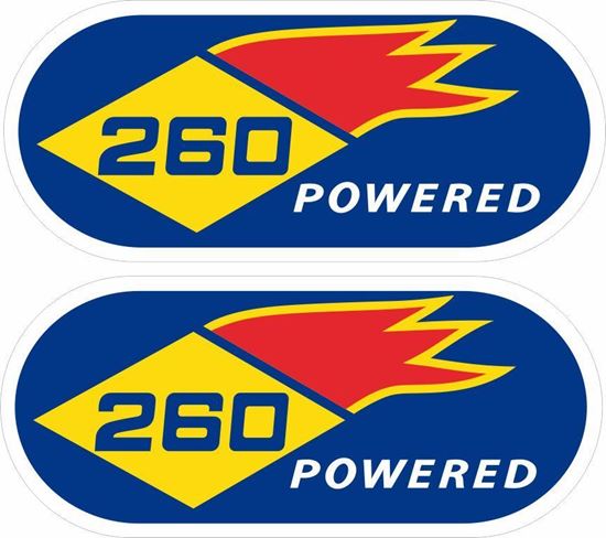 Picture of Sunoco 260 powered Decals / Stickers