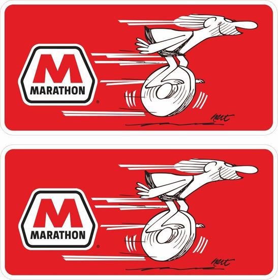 Picture of Marathon Gas Decals / Stickers