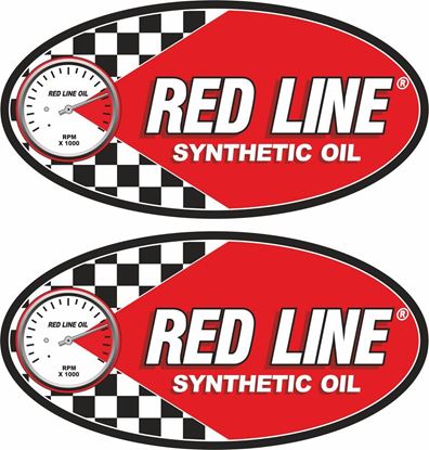 Picture of Red Line Synthetic Oil Decals / Stickers