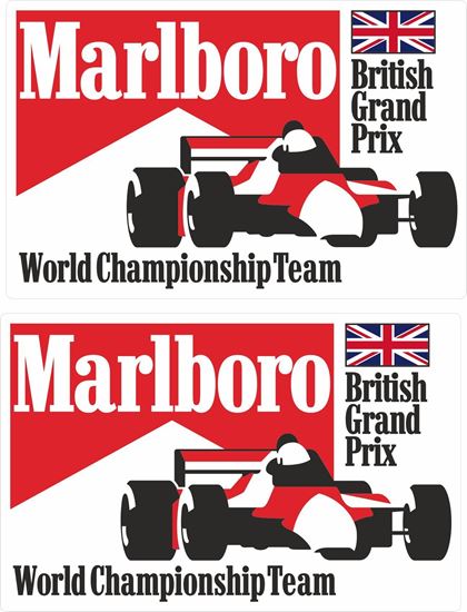 Picture of Marlboro World Championship Team British Grand Prix Decals / Stickers