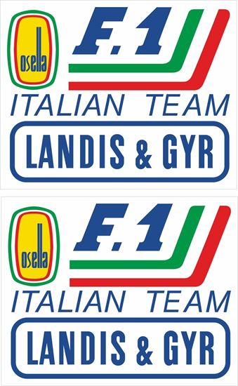 Picture of Osella 1987 F1 Team Decals / Stickers