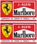Picture of Jean Alesi Marlbroro Ferrari 1991 Formula 1 Team Decals / Stickers