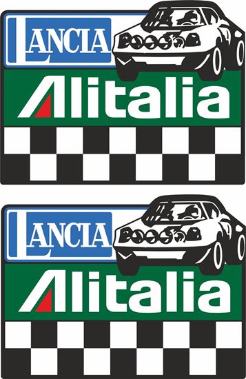 Picture of Lancia Stratos Rally Team Decals / Stickers