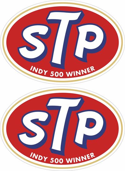 Picture of STP Indy Car Winner Decals / Stickers