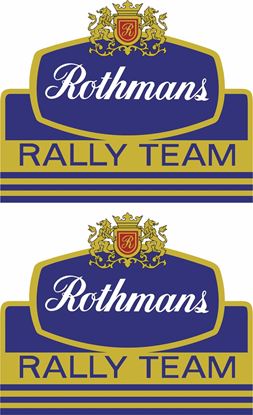 Picture of Rothmans Rally Team Decals / Stickers