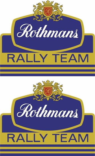 Picture of Rothmans Rally Team Decals / Stickers