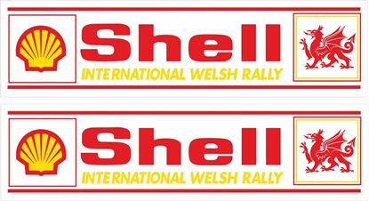 Picture of Shell International Welsh Rally Decals / Stickers