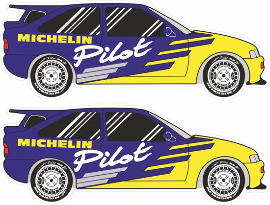 Picture of Michelin Pilot Sport Ford Escort Cosworth Decals / Stickers