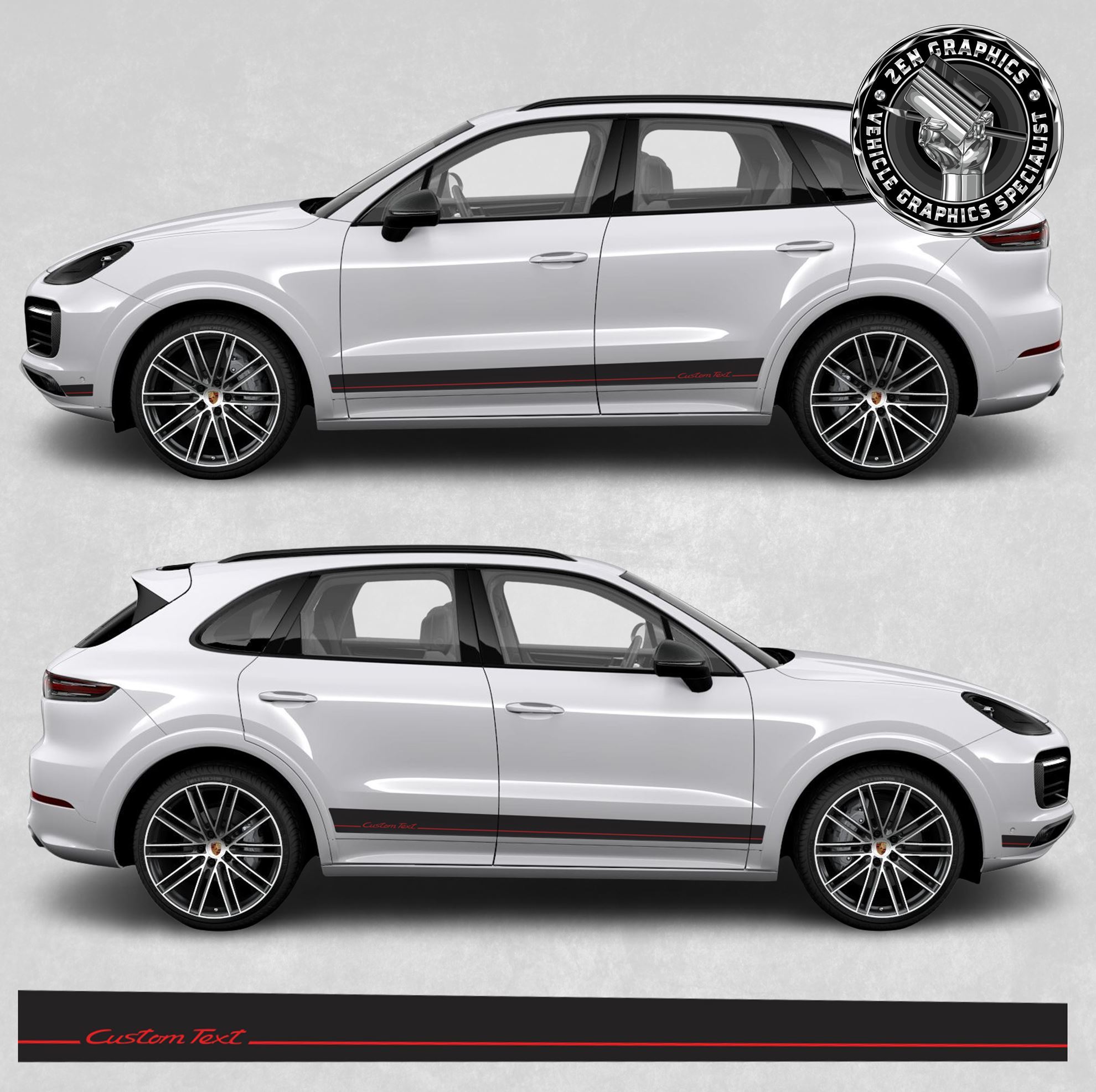 Zen Graphics Cayenne side Stripes