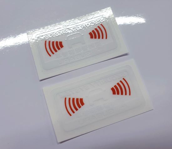 Picture of Subaru Alarm replacement Glass Decals / Stickers