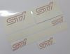 Picture of Impreza STi Version 5, 4 Door Decals / Stickers WHITE