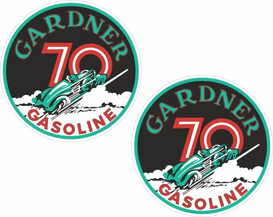 Picture of Gardner Gasoline Decals / Stickers