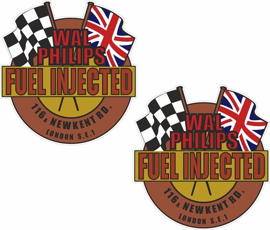 Picture of Wal Philips Fuel Injected Decals / Sticker