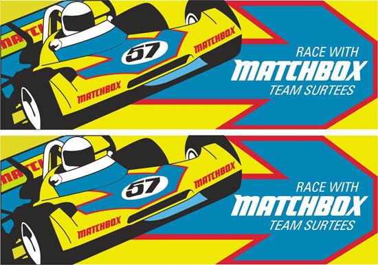 Picture of Matchbox Team Surtees Formula 2 1972 Decals / Stickers