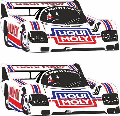 Picture of Group B Liqui Moly Le Mans Porsche 956 / 962 Decals / Stickers