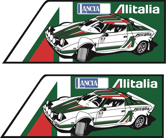 Picture of Lancia Stratos Rally Team Decals / Stickers