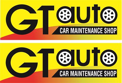 Picture of GT Auto Car Maintenance Shop Decals / Stickers