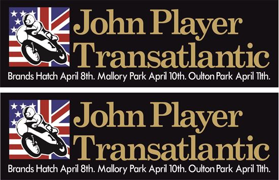 Picture of John Player Transatlantic 1977 Decals / Stickers