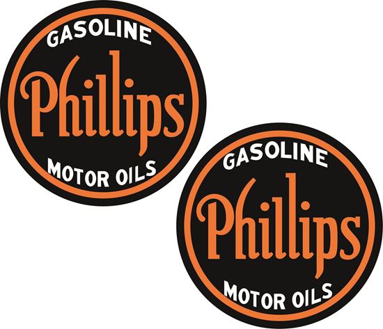 Picture of Philips Gasoline Motor Oils Decals / Stickers