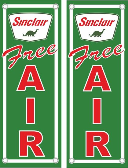 Picture of Sinclair Free Air Decals / Stickers