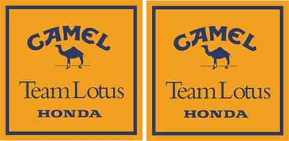 Picture of Camel Team Lotus Decals / Stickers