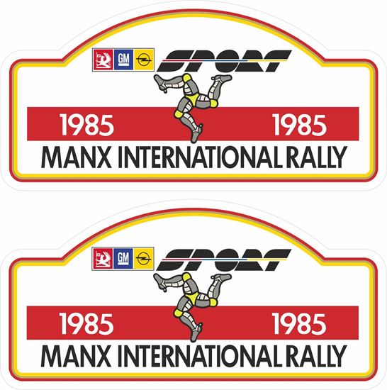 Picture of Opel International Manx Rally 1985 Decals / Stickers