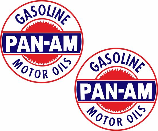 Picture of Pan-Am Motor Oils Decals / Stickers