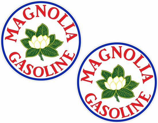 Picture of Magnolia Gasoline Decals / Stickers