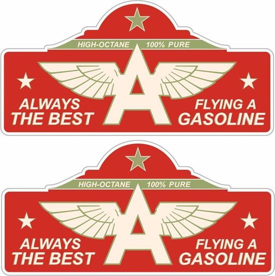 Picture of Flying A Gasoline Decals / Stickers